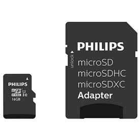 Philips Micro SDHC 16GB Class 10+Adattatore Memoria Carta