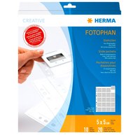 Herma FotoPhan Slide Pockets 5x5 10 Sheets Label