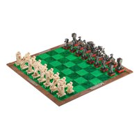noble-collection-minecraft-chess-set-overworld-heroes-vs-hostile-mobs-bordspel